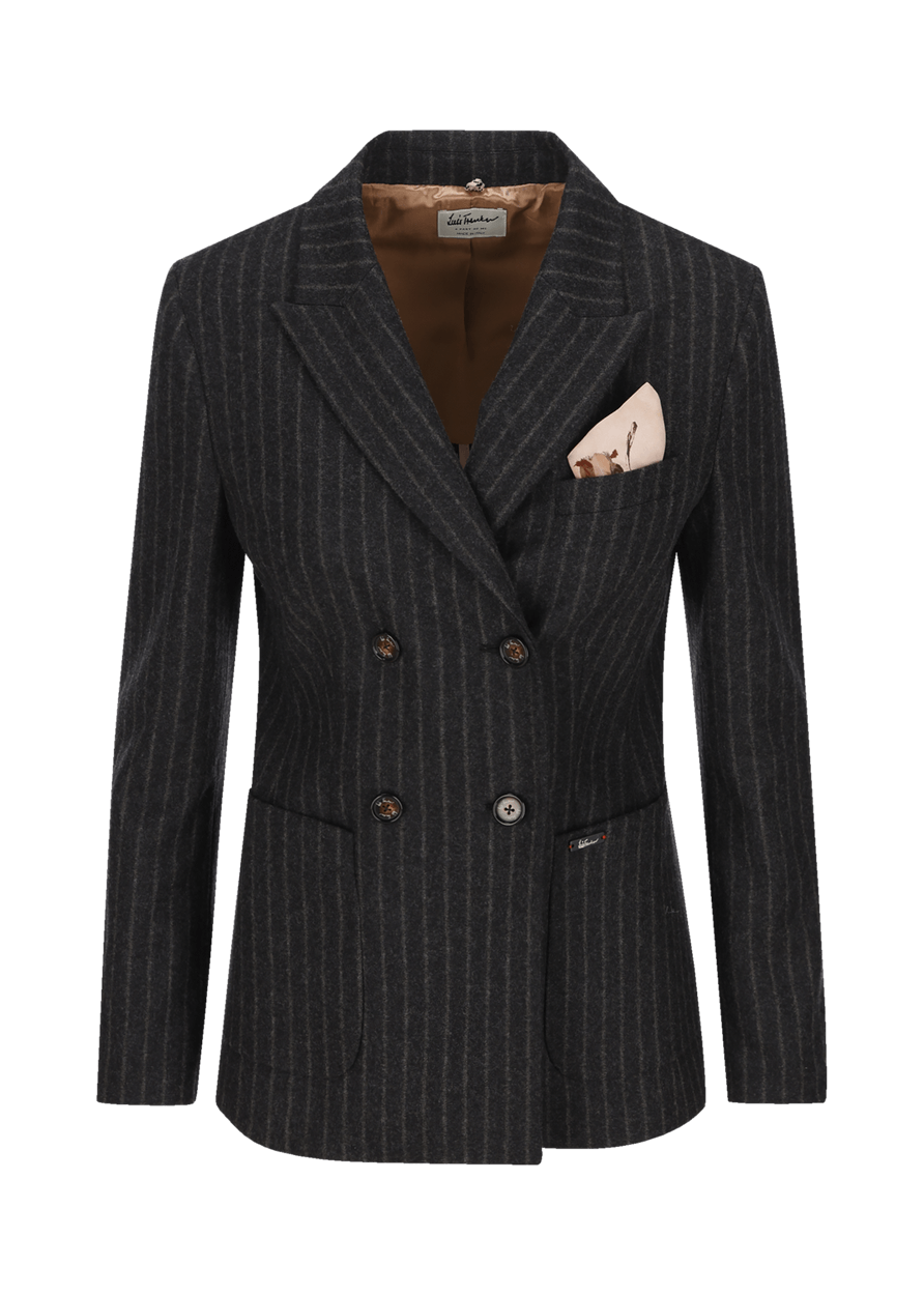 Damen Nadelstreifen Blazer